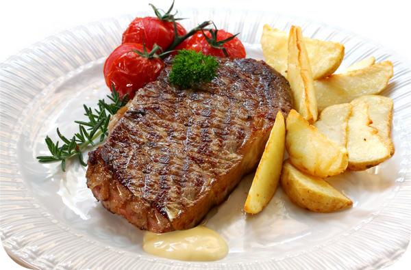 Cooked NY Strip Steak